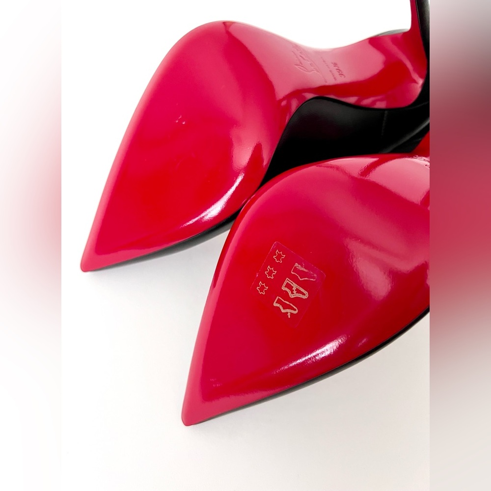 CHRISTIAN LOUBOUTIN | So Kate 120 Black Calf Leather Pumps Stilettos US 9.5 - Picture 16 of 16